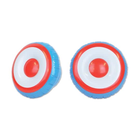 Beistle 12" Inflatable Hero Shields, 2ct.